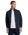 LYLE & SCOTT HYBRID BAFFLED TRACK JACKET DARK NAVY