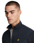 LYLE & SCOTT HYBRID BAFFLED TRACK JACKET DARK NAVY