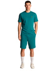 LYLE & SCOTT SWEAT SHORT COURT GREEN