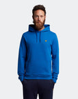 LYLE & SCOTT PULLOVER HOODIE BRIGHT BLUE