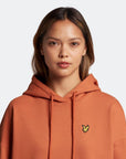 LYLE & SCOTT PULLOVER HOODIE VICTORY ORANGE