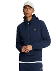 LYLE & SCOTT PULLOVER HOODIE NAVY