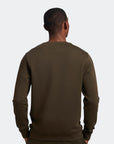 LYLE & SCOTT CREW NECK SWEATSHIRT OLIVE