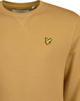 LYLE & SCOTT CREW NECK SWEATSHIRT ANIVERSARY GOLD