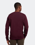 LYLE & SCOTT CREW NECK SWEATSHIRT BURGUNDY