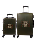 ROUTE 66 PACK DE MALETAS KAKI