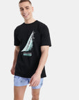 NAUTICA CAMISETA DAMSEL NEGRA