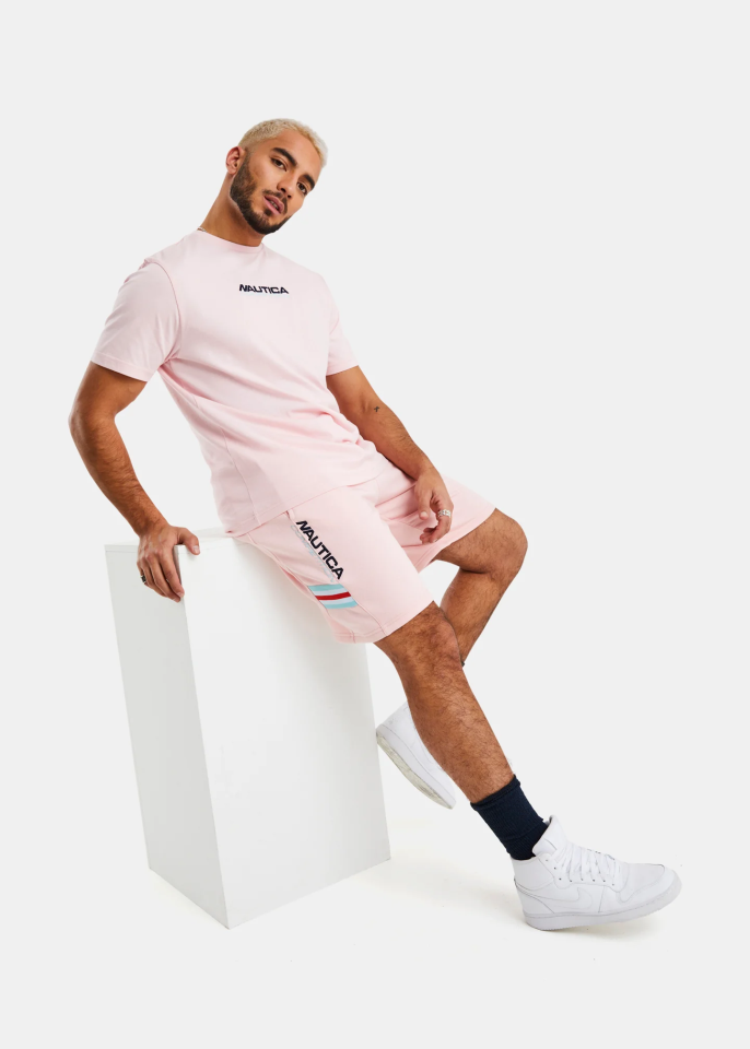 NAUTICA COMPETITION AGIOU FLEECE SHORT CAMEO PINK