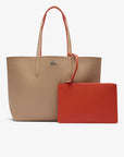 LACOSTE BOLSO TOTE REVERSIBLE ANNA CON ESTUCHE BEI