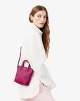 LACOSTE CROSSOVER BAG XS SHOPPING CROSS BAG RUBINE
