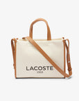 LACOSTE SHOPPING BAG S SHOPPING BAG NATURAL TAN
