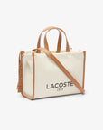 LACOSTE SHOPPING BAG S SHOPPING BAG NATURAL TAN