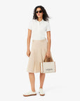 LACOSTE SHOPPING BAG S SHOPPING BAG NATURAL TAN