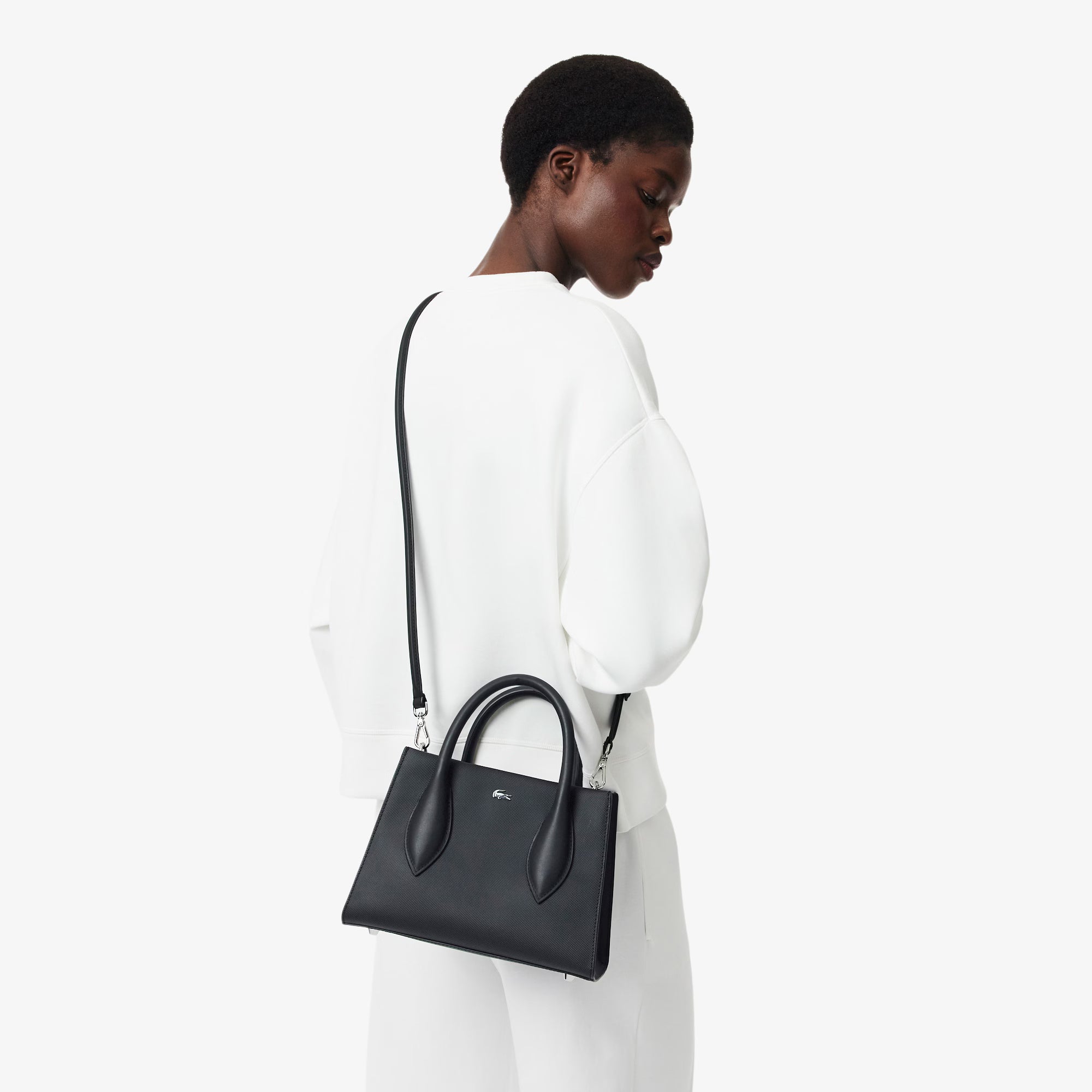 LACOSTE TOP HANDLE BAG S TOP HANDLE BAG NOIR