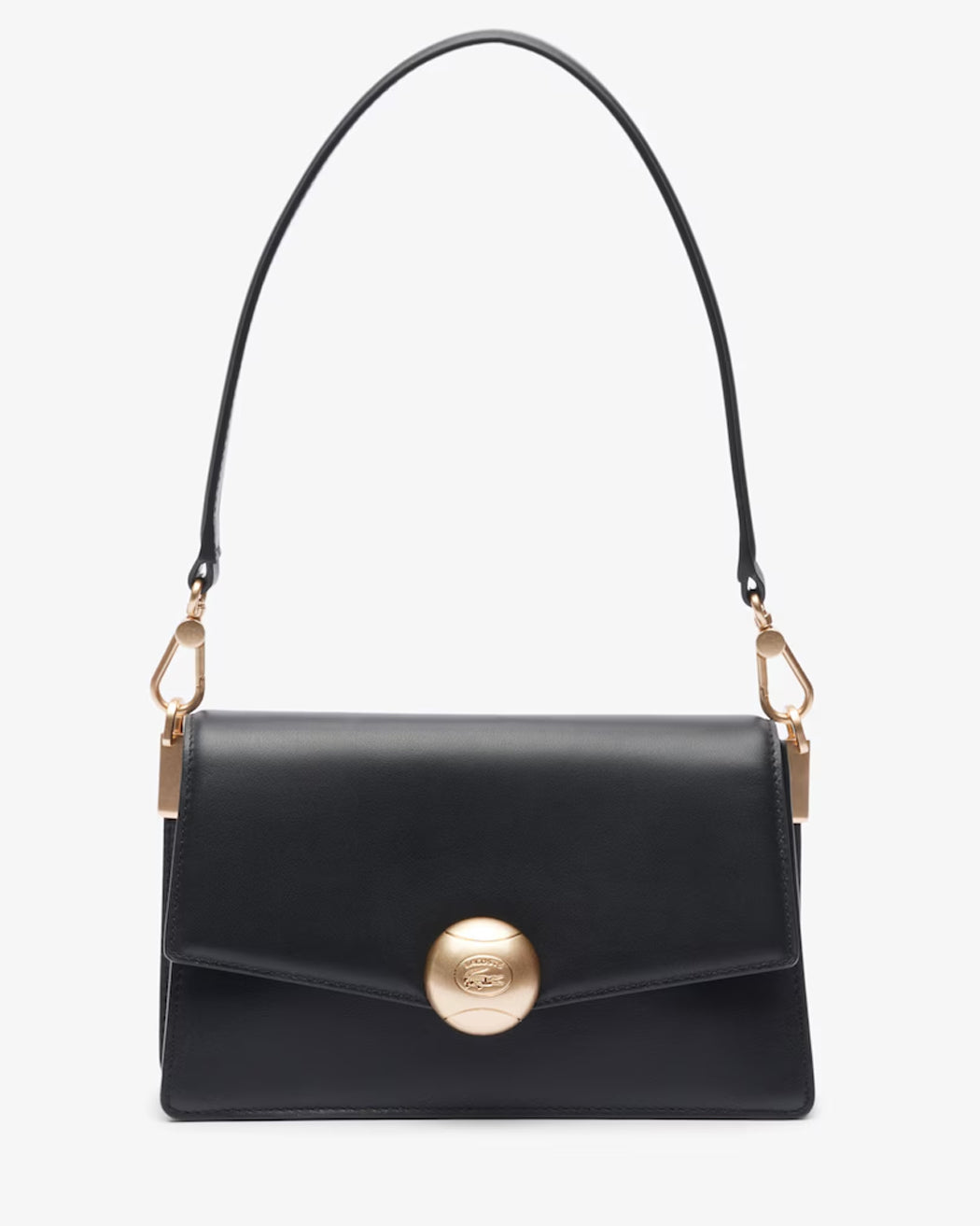 LACOSTE CROSSOVER BAG FLAP SHOULDER BAG NOIR