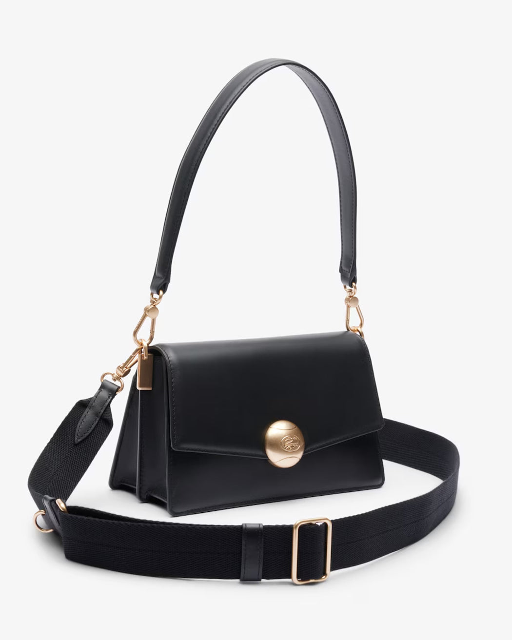 LACOSTE CROSSOVER BAG FLAP SHOULDER BAG NOIR - BOLSO DE HOMBRO / NEGRO / 1 - COMPLEMENTOS
