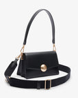 LACOSTE CROSSOVER BAG FLAP SHOULDER BAG NOIR