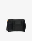 LACOSTE BILLFOLD COMPACT WALLET NOIR