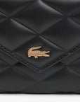 LACOSTE BILLFOLD COMPACT WALLET NOIR