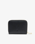 LACOSTE ZIP WALLET XS ZIP COIN WALLET NOIR
