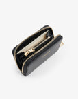 LACOSTE ZIP WALLET XS ZIP COIN WALLET NOIR