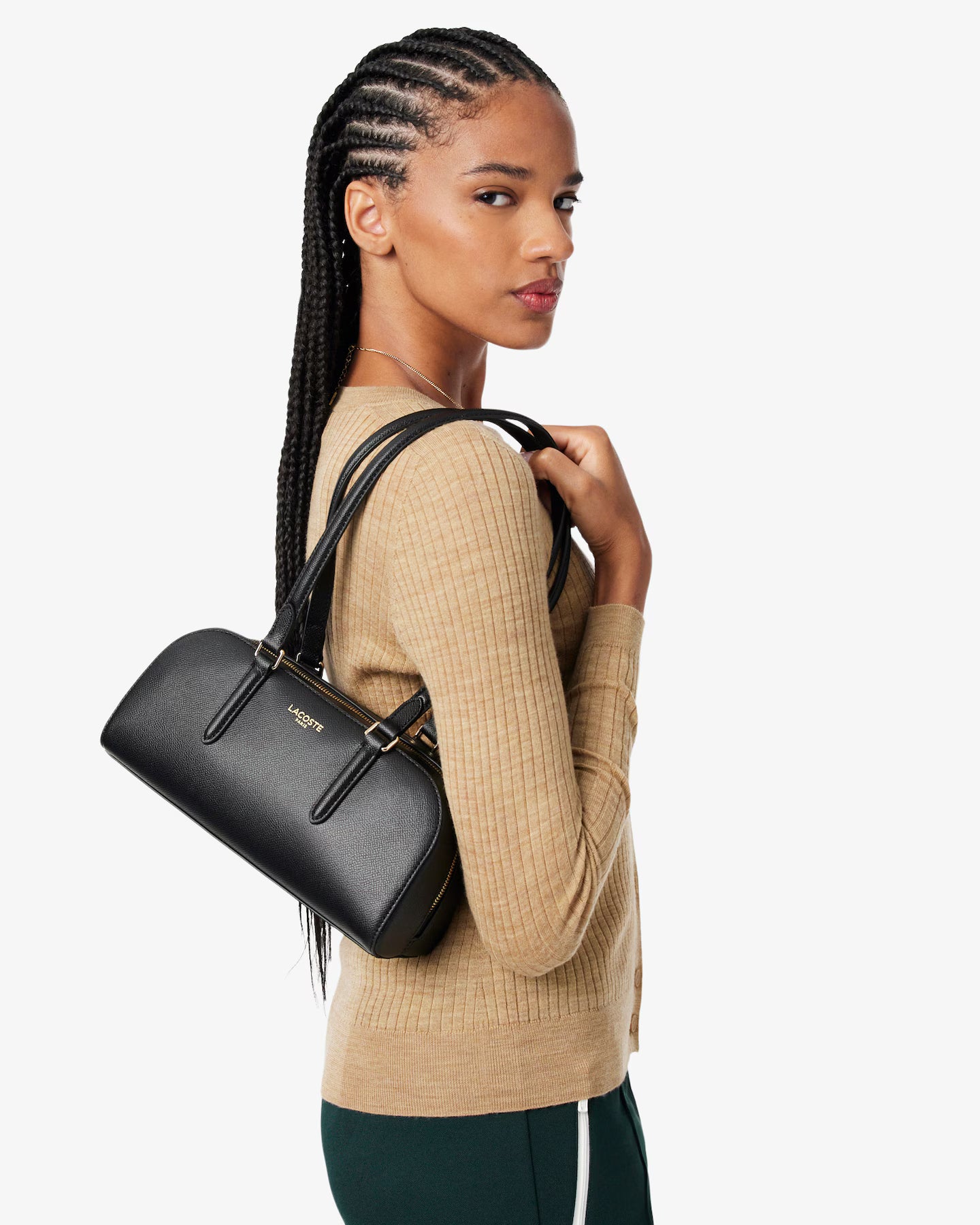 LACOSTE SHOULDER BAG SHOULDER BAG NOIR