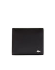 LACOSTE BILLETERA DE PIEL FG COMPACT NEGRO