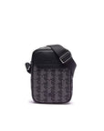 LACOSTE BOLSO BANDOLERA MONOGRAMA ESTAMPADO NEGRO