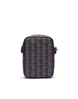 LACOSTE BOLSO BANDOLERA MONOGRAMA ESTAMPADO NEGRO