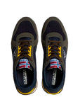 NAPAPIJRI STAB MAN NYLON/SUEDE SNEAKER GREEN/BLUE