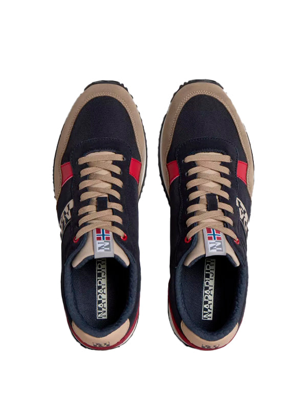 NAPAPIJRI COSMOS MAN RUNNING NAVY/BEIGE/RED