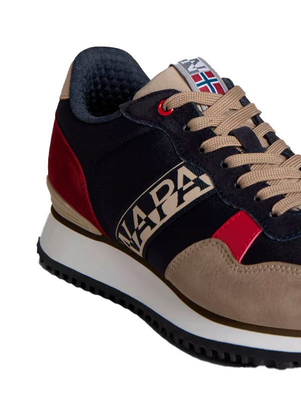 NAPAPIJRI COSMOS MAN RUNNING NAVY/BEIGE/RED