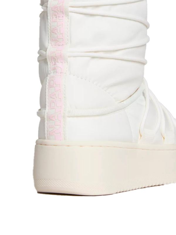 NAPAPIJRI RIVER WOMAN NYLON BOOT BRIGHT WHITE