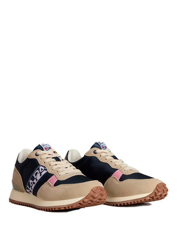 NAPAPIJRI ASTRA WOMAN RUNNING MINERAL NAVY/BEIGE