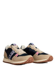 NAPAPIJRI ASTRA WOMAN RUNNING MINERAL NAVY/BEIGE