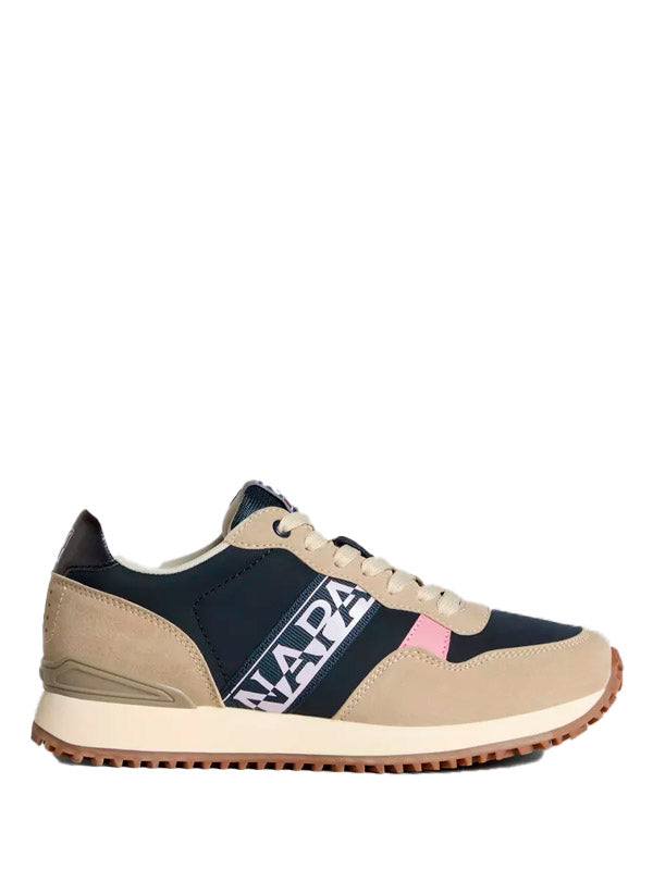 NAPAPIJRI ASTRA WOMAN RUNNING MINERAL NAVY/BEIGE