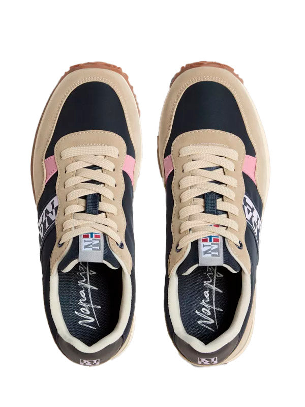 NAPAPIJRI ASTRA WOMAN RUNNING MINERAL NAVY/BEIGE