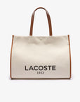 LACOSTE SHOPPING BAG L SHOPPING BAG NATURAL TAN