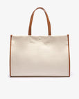 LACOSTE SHOPPING BAG L SHOPPING BAG NATURAL TAN