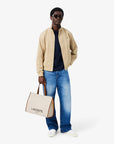LACOSTE SHOPPING BAG L SHOPPING BAG NATURAL TAN