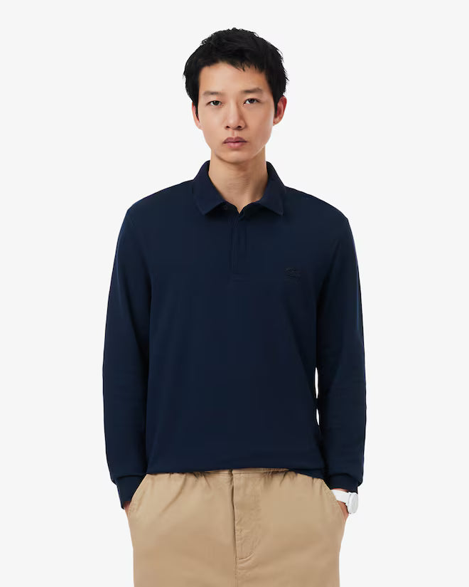 LACOSTE POLOS HOMME ADULTE MAILLE MARINE