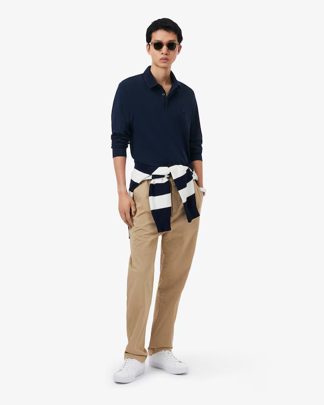LACOSTE POLOS HOMME ADULTE MAILLE MARINE