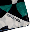 DON ALGODÓN PAÑUELO ESTAMPADO NEGRO Y VERDE