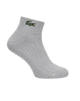 LACOSTE ANKLE SOCKS UNISEX ADULT BLANC/ARGENT