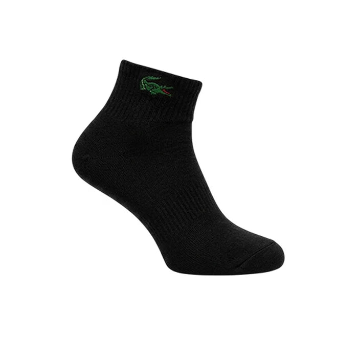 LACOSTE ANKLE SOCKS UNISEX ADULT BLANC/ARGENT