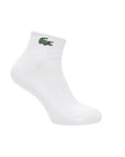 LACOSTE ANKLE SOCKS UNISEX ADULT BLANC/ARGENT