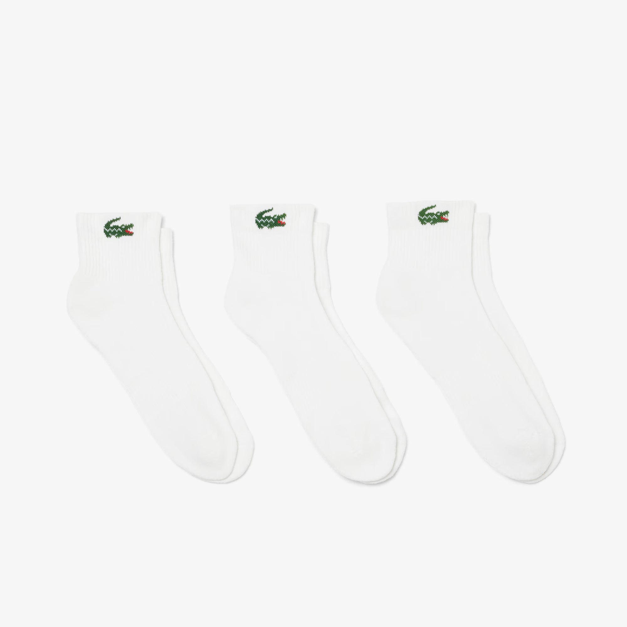 LACOSTE ANKLE SOCKS UNISEX ADULT BLANC
