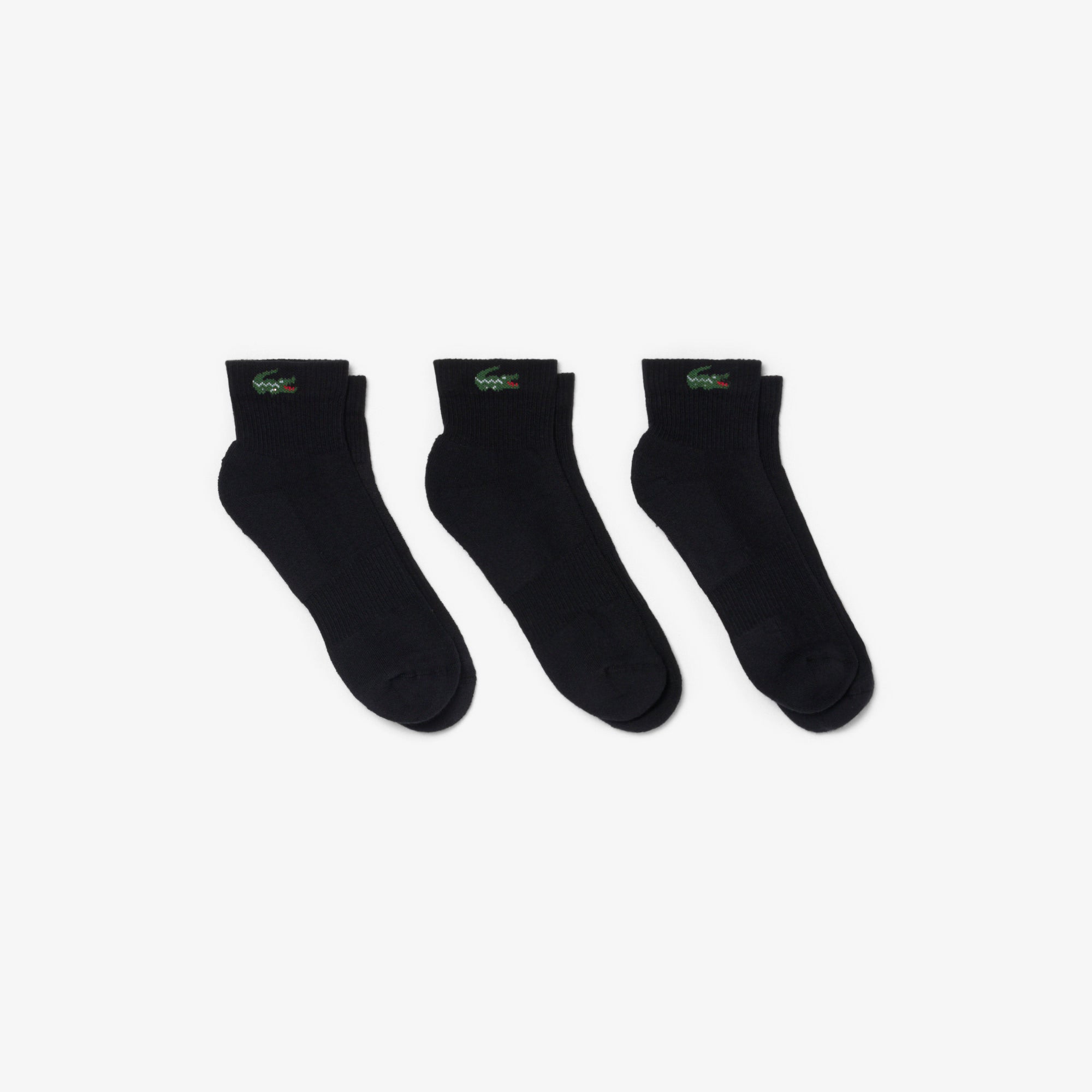 LACOSTE ANKLE SOCKS UNISEX ADULT NOIR