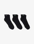 LACOSTE ANKLE SOCKS UNISEX ADULT NOIR
