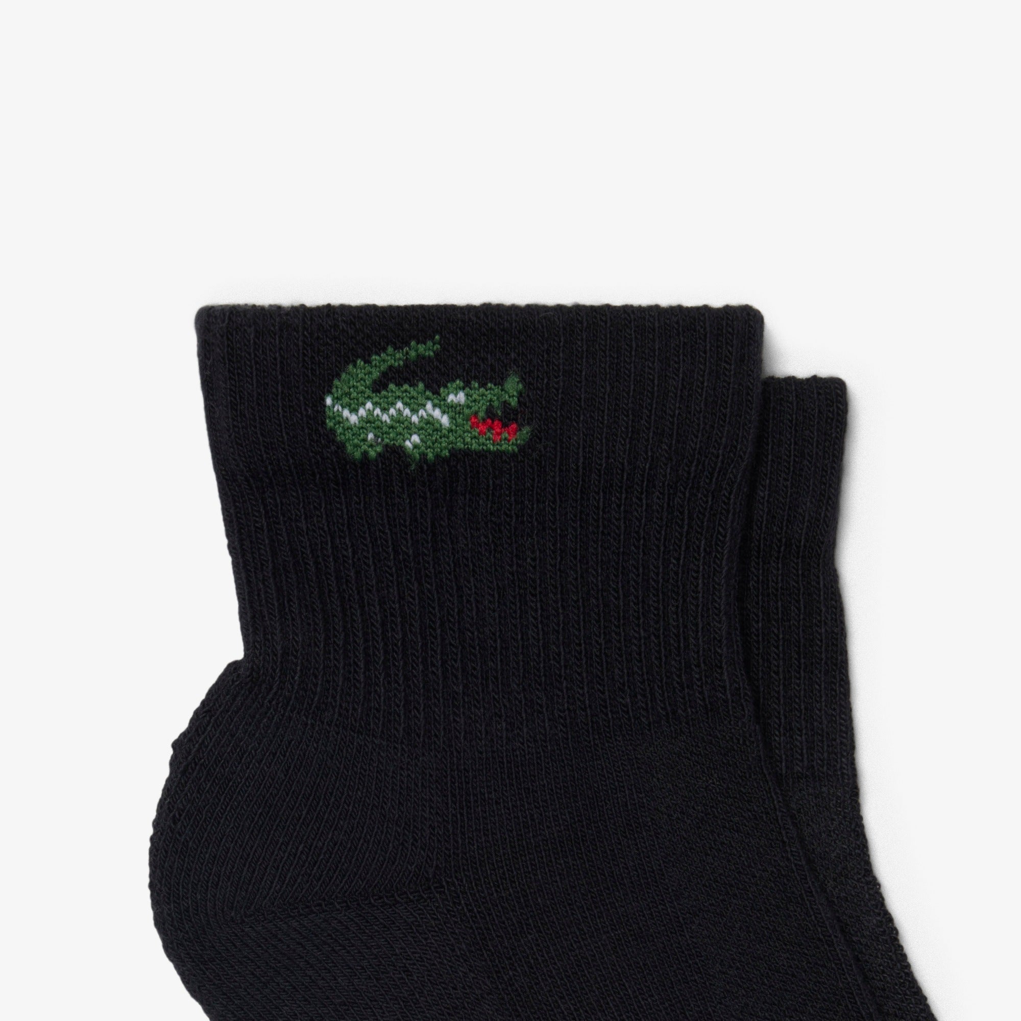 LACOSTE ANKLE SOCKS UNISEX ADULT NOIR